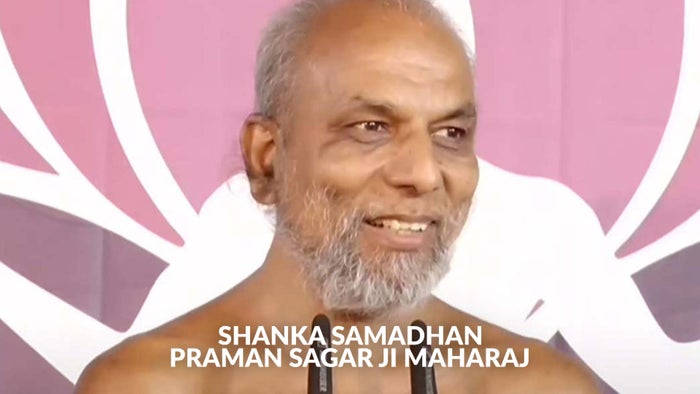 Shanka Samadhan Praman Sagar ji Maharaj on JioTV