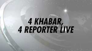 4 Khabar, 4 Reporter Live on Living India News - past program