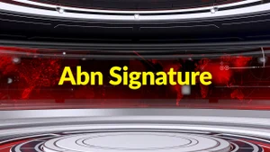 ABN Signature on ABN Andhra Jyothi