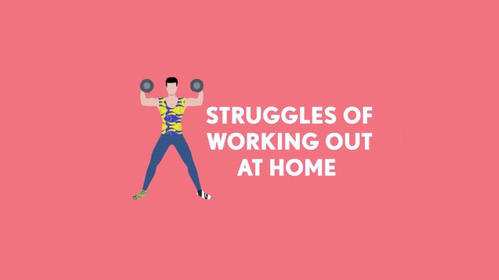 Struggles Of Working Out At Home on JioTV