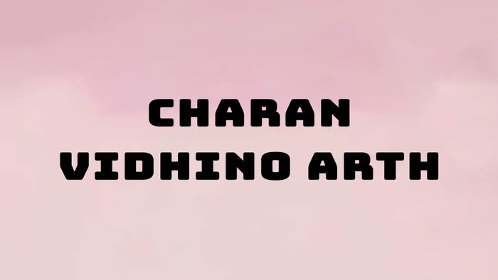 Charan Vidhino Arth Episode No.3 on JioTV