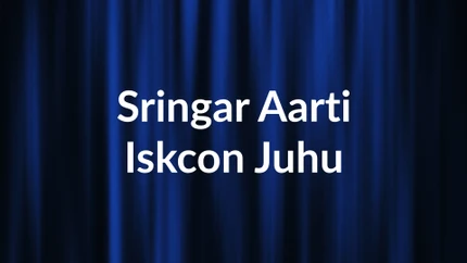 Sringar Aarti Iskcon Juhu on Hare krsna