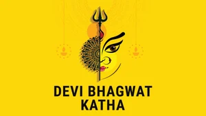 Devi Bhagwat Katha on Bhakti Sagar TV - past program