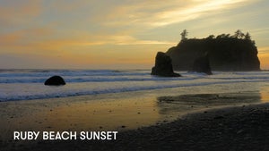 Ruby Beach Sunset on Stingray Naturescape - past program