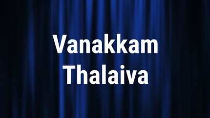Vanakkam Thalaiva on Raj TV