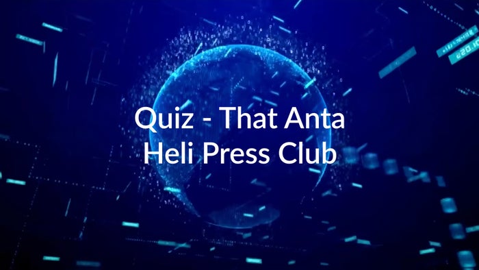 Quiz - That Anta Heli Press Club on JioTV