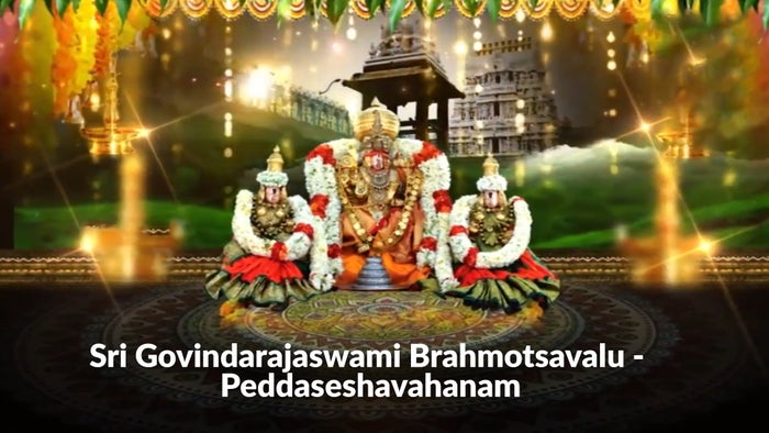 Sri Govindarajaswami Brahmotsavalu - Peddaseshavahanam on JioTV