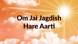 Om Jai Jagdish Hare Aarti on Aastha Bhajan