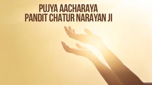 Pujya Aacharaya Pandit Chatur Narayan ji on Aastha - past program