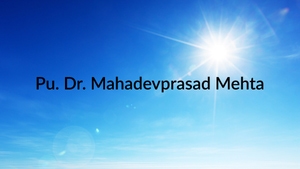 Pu. Dr. Mahadevprasad Mehta on Valam TV Dayro - past program