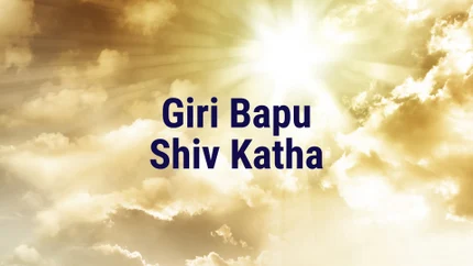 Giri Bapu Shiv Katha on JUS 24x7