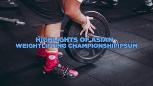 Asian Weightlifting Championship on DD Sports - past program