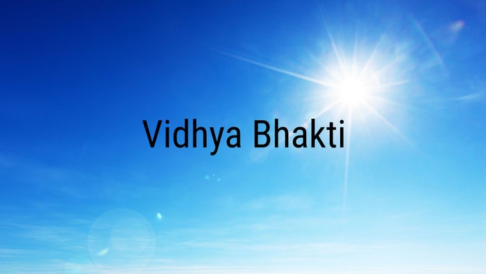 Vidhya Bhakti on JioTV
