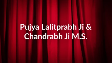 Pujya Lalitprabh Ji & Chandrabh Ji M.S. on Arihant TV