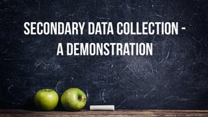 Secondary Data Collection - A Demonstration on DD Gyandarshan - past program