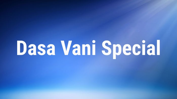 Dasa Vani Special on JioTV
