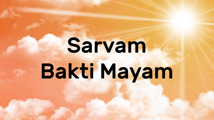 Sarvam Bakti Mayam on JioTV