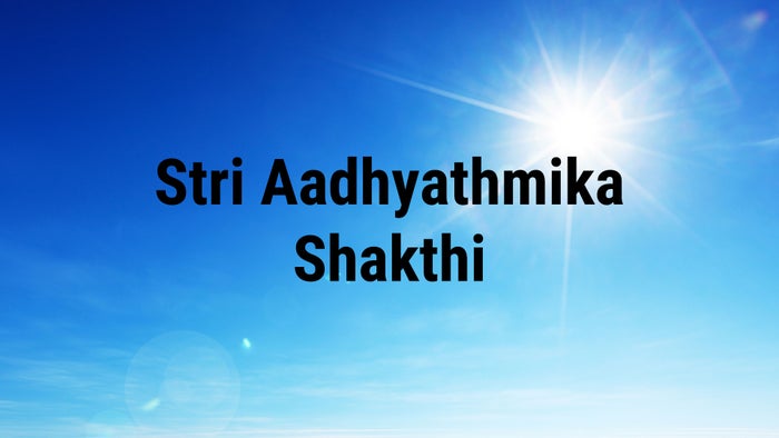 Stri Aadhyathmika Shakthi on JioTV