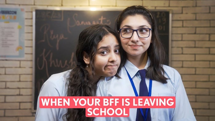When Your Bff Is Leaving School on JioTV