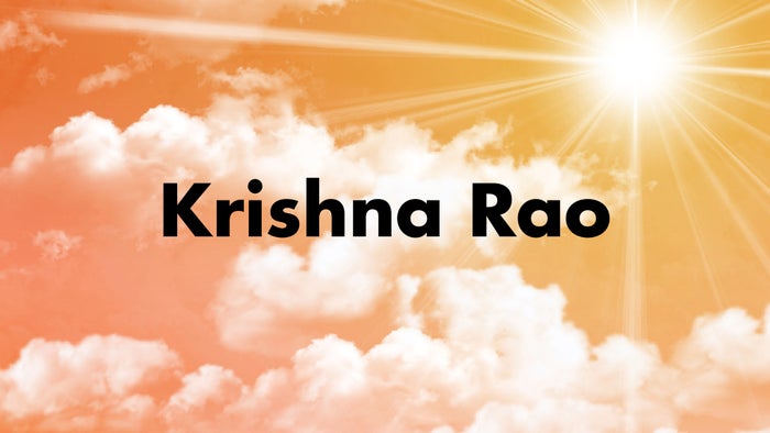 Krishna Rao on JioTV