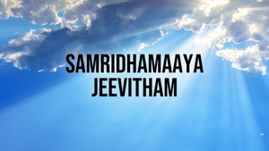 Samridhamaaya Jeevitham on Harvest TV 24x7 - past program