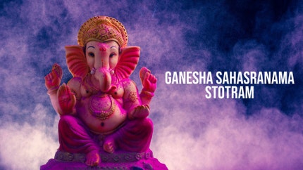 Ganesha Sahasranama Stotram on Hindu Dharmam