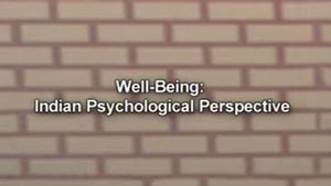 Well-Being : Indian Psychological Perspective on DD Gyandarshan - past program