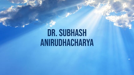 Dr. Subhash Anirudhacharya on Darshan 24