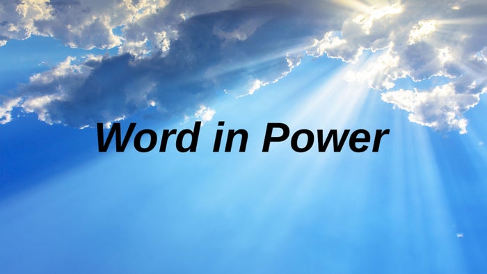 Word in Power on JioTV