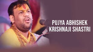 Pujya Abhishek Krishnaji Shastri on Aastha Bhajan