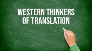Western Thinkers Of Translation on DD Gyandarshan - past program