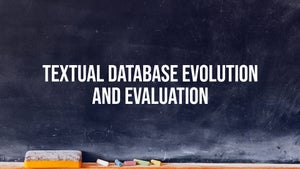 Textual Database Evolution And Evaluation on DD Gyandarshan - past program