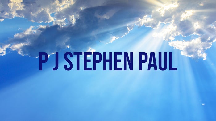 P J Stephen Paul on JioTV