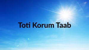 Toti Korum Taab Episode 2 on DD Kashir - future program