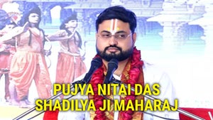 Pujya Nitai Das shadilya ji Maharaj on Aastha - live program