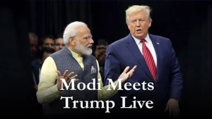 Modi Meets Trump Live on CNBC Tv 18