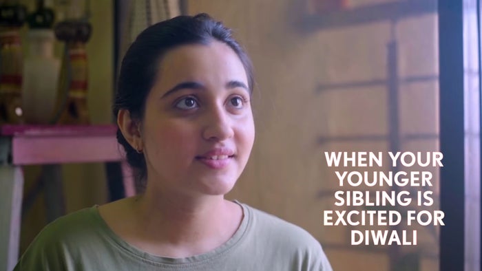 When Your Younger Sibling Is Excited For Diwali on JioTV