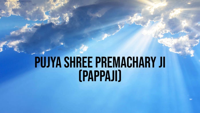 Pujya Shree Premachary Ji (Pappaji) on JioTV
