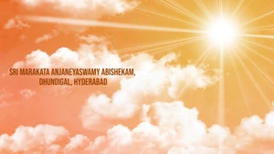 Sri Marakata Anjaneyaswamy Abishekam, Dhundigal, Hyderabad on ETV Life - past program