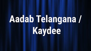 Aadab Telangana / Kaydee on T News - past program
