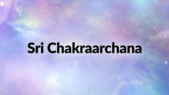Sri Chakraarchana on JioTV