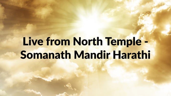 Live from North Temple - Somanath Mandir Harathi on JioTV