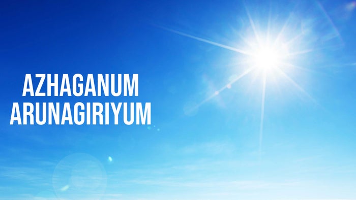 Azhaganum Arunagiriyum on JioTV