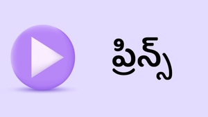 Prince on Raj News Telugu - past program