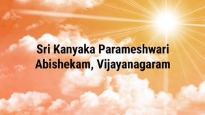 Sri Kanyaka Parameshwari Abishekam, Vijayanagaram on ETV Life - past program