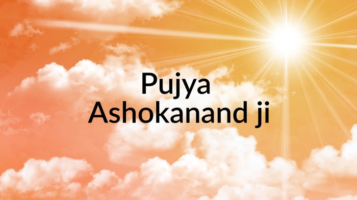 Pujya Ashokanand ji on JioTV