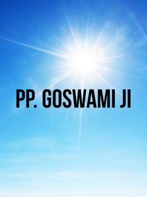 PP. Goswami Ji on Sadhna Gold - past program