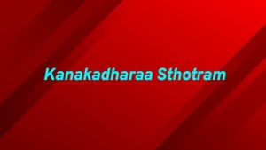 Kanakadharaa Sthotram on ETV Life - past program