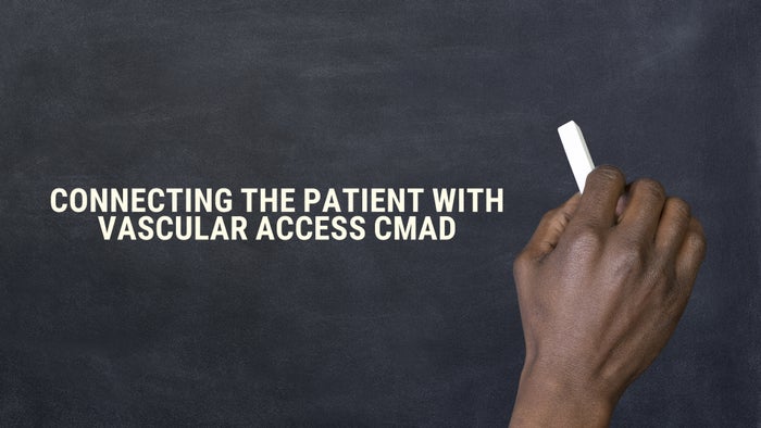 Connecting The Patient With Vascular Access CMAD on JioTV