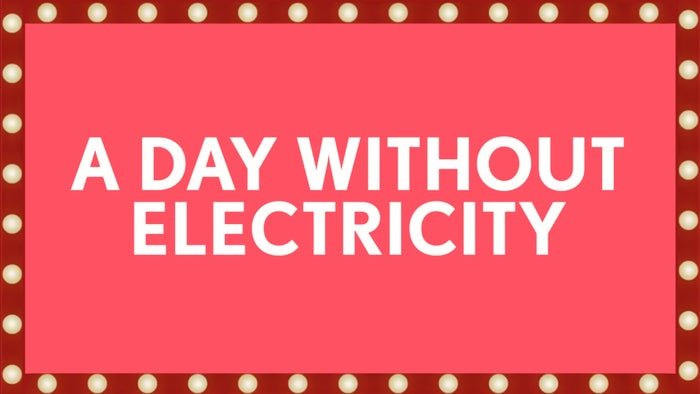 A Day Without Electricity on JioTV